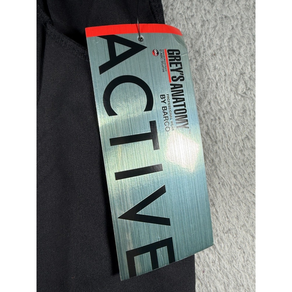 NEW Greys Anatomy By Barco Active Scrubs 4 Pocket Scrub Pants Black Size 2XL - Picture 5 of 8